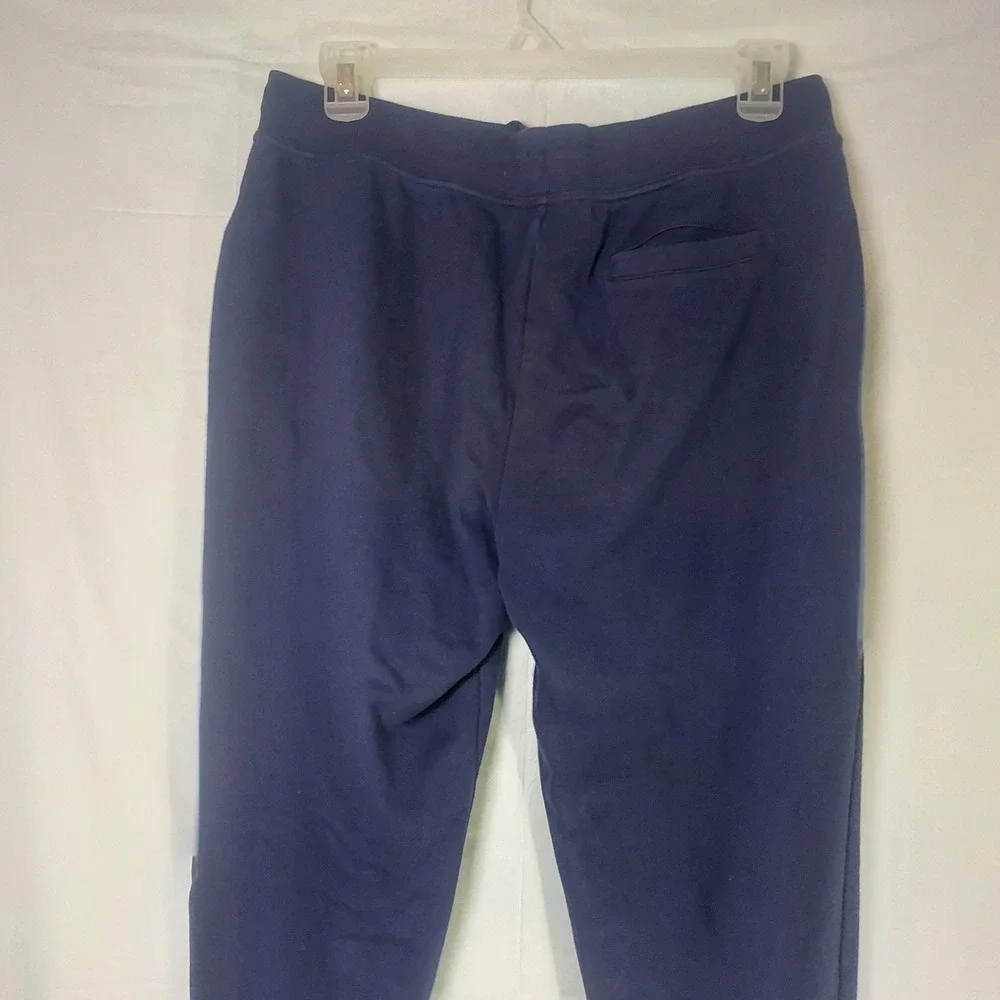 FILA Logo Navy Blue Lounge Pants Drawstring Sweatpants Mens Large L‎ Casual